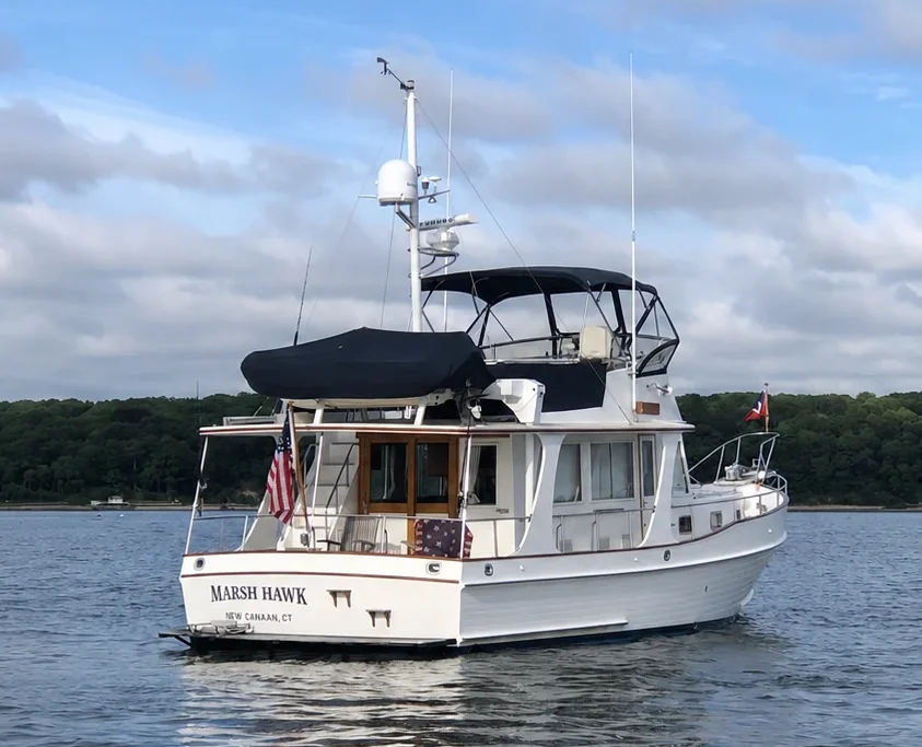 Pont en teck du Marsh Hawk - Maritime Wood Products