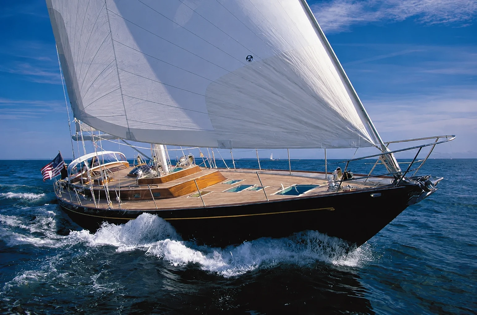 Pont en teck de voilier Hinckley - Maritime Wood Products