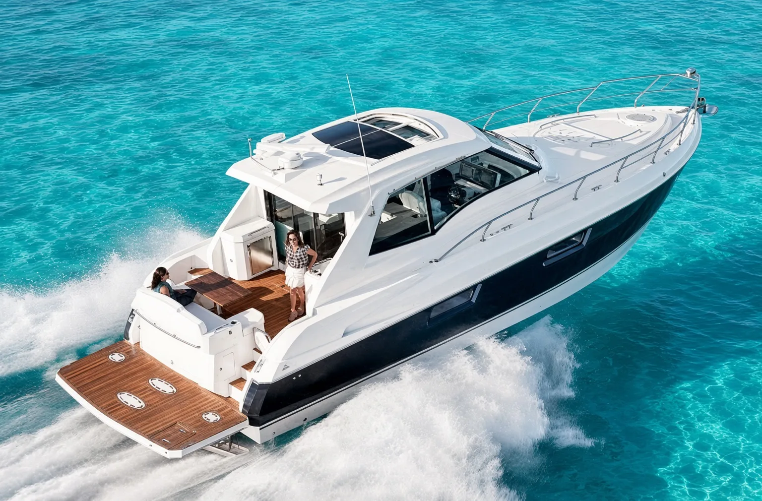 Pont en teck pour Cruisers 48 Cantius - Maritime Wood Products