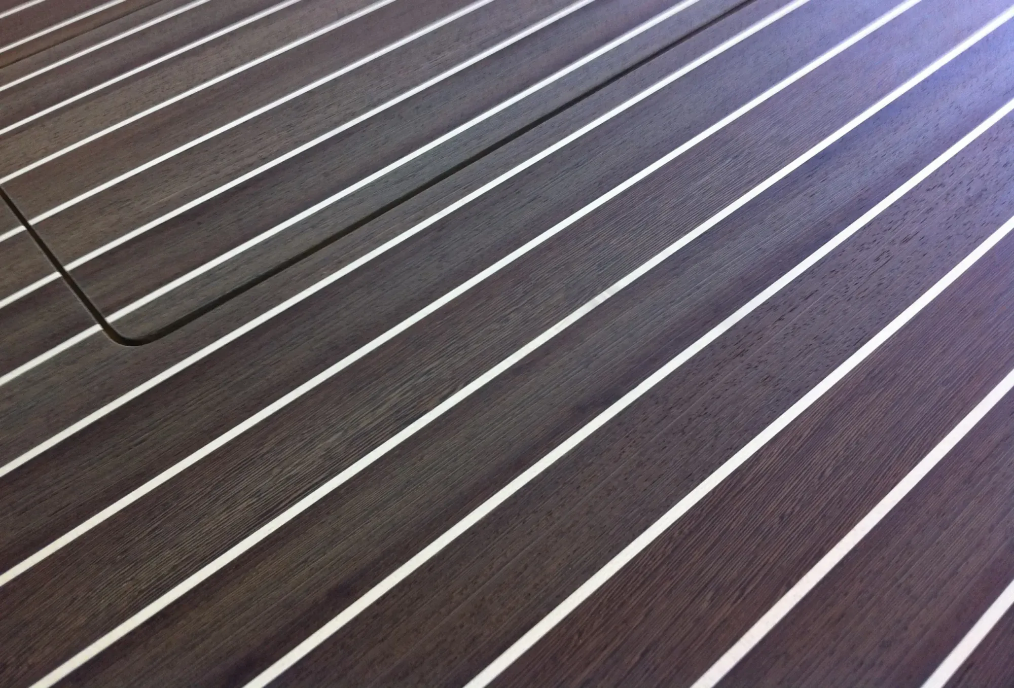 Parquet intérieur en érable et wengé - Maritime Wood Products